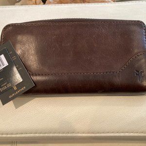 Brand New FRYE Melissa Zip Wallet Reg. $158